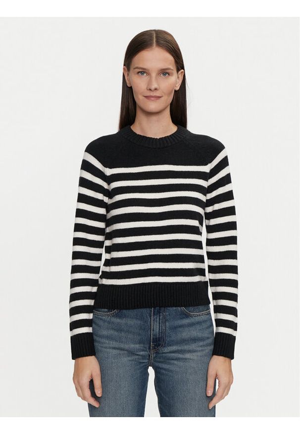 GAP - Gap Sweter 483675-03 Czarny Regular Fit. Kolor: czarny. Materiał: bawełna, syntetyk