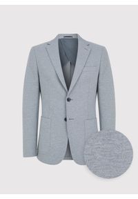 Pako Lorente - PAKO LORENTE - Jasnoszara marynarka z dzianiny. Kolor: szary. Materiał: dzianina. Sezon: wiosna #2