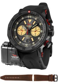 Zegarek męski Vostok Europe 6S21-620C629S czarny. Kolor: czarny #1