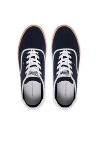 TOMMY HILFIGER - Tommy Hilfiger Espadryle Th Hi Vulc Core Jutte Canvas FM0FM05872 Granatowy. Kolor: niebieski. Materiał: materiał #4