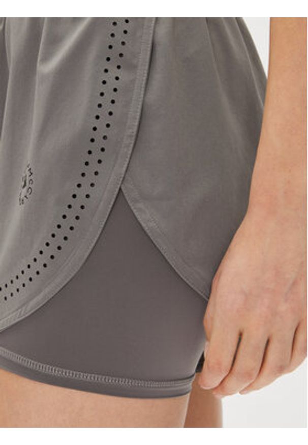 Adidas by Stella McCartney - adidas by Stella McCartney Szorty sportowe Stella McCartney TruePurpose 2-in-1 JI5220 Szary Regular Fit. Kolor: szary. Materiał: syntetyk