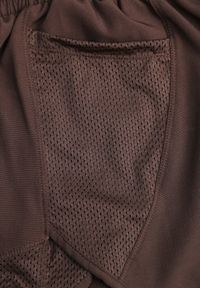 Born2be - Brązowe Szorty Sportowe z Siateczkowymi Wstawkami i Podszewką Tamaris. Okazja: na spacer, na co dzień. Kolor: brązowy. Styl: sportowy #7