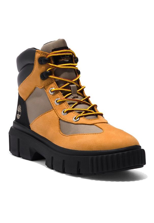 Botki Timberland. Kolor: brązowy. Materiał: nubuk