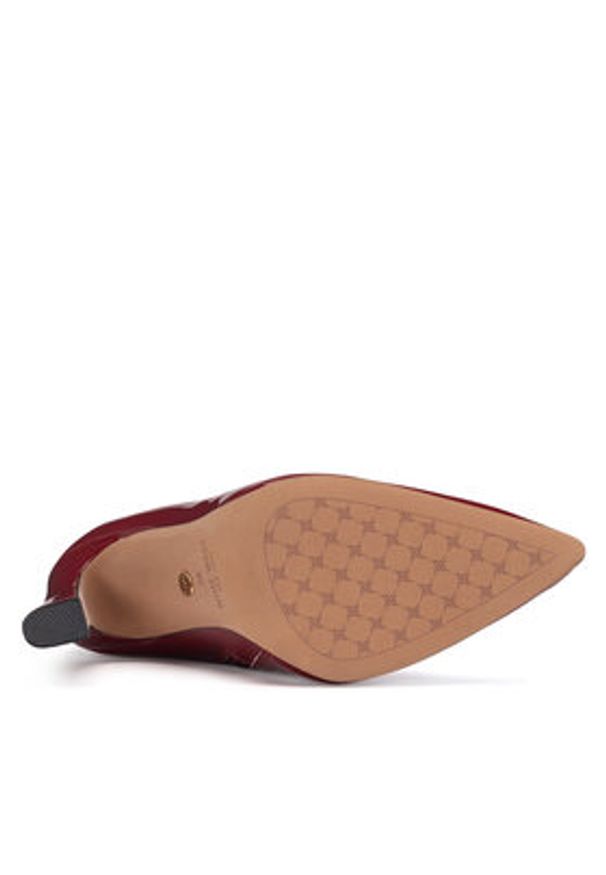 Nine West Kozaki SJ3645-1 Czerwony. Kolor: czerwony. Materiał: materiał