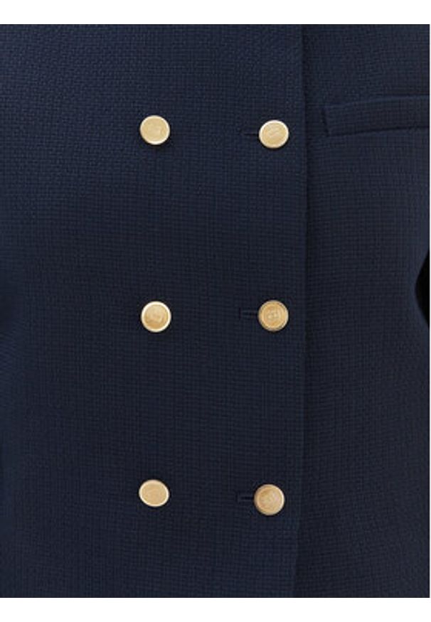 TOMMY HILFIGER - Tommy Hilfiger Kurtka przejściowa WW0WW47792 Granatowy Regular Fit. Kolor: niebieski. Materiał: syntetyk