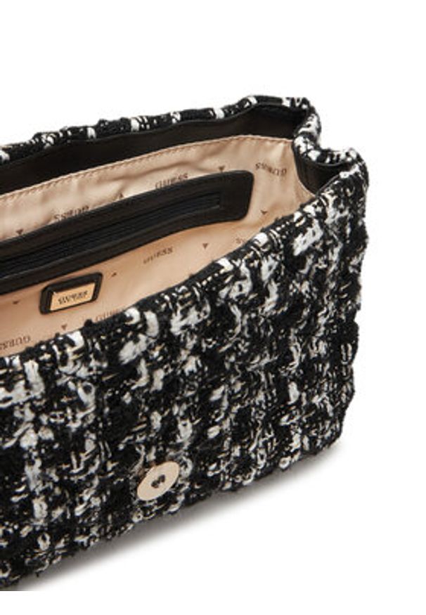 Guess Torebka Everlee HWTB86 79210 Czarny. Kolor: czarny