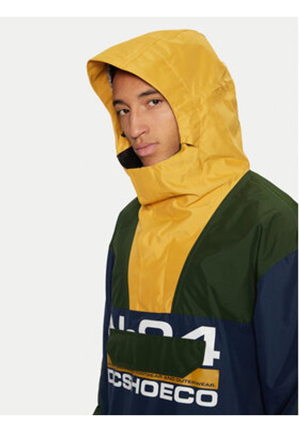 DC Kurtka snowboardowa ADYTJ03077 Granatowy Standard Fit. Kolor: niebieski. Materiał: syntetyk. Sport: snowboard
