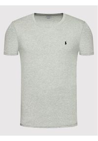 Polo Ralph Lauren T-Shirt Sle 714844756003 Szary Regular Fit. Typ kołnierza: polo. Kolor: szary. Materiał: bawełna #2