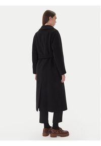 Weekend Max Mara Płaszcz wełniany Tempera 2525016082 Czarny Regular Fit. Kolor: czarny. Materiał: wełna