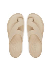 Japonki Crocs. Kolor: beżowy. Obcas: na platformie #1