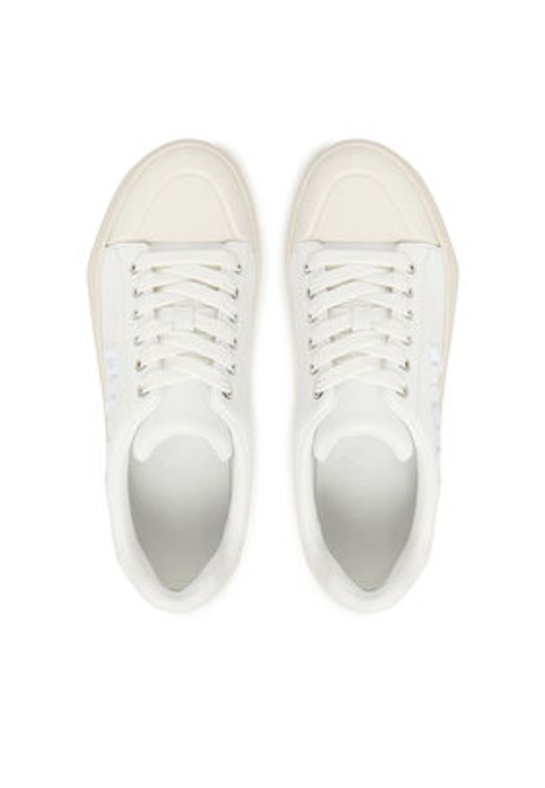 DKNY Trampki York K3511777 Biały. Kolor: biały. Materiał: skóra