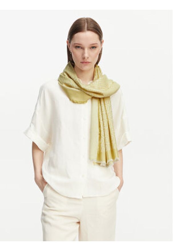 Liu Jo Szal 2A6001 T0300 Żółty. Kolor: żółty. Materiał: wiskoza