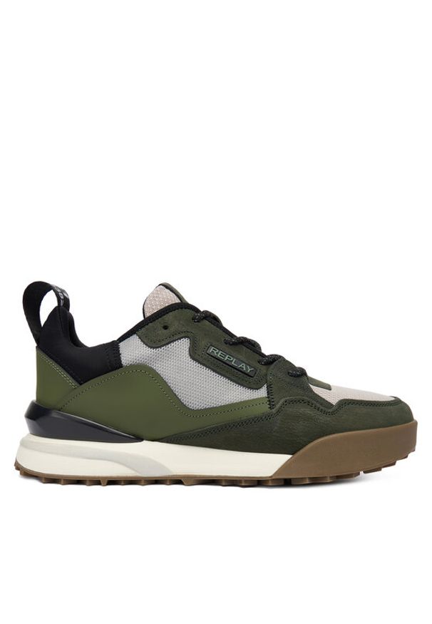 Replay - REPLAY Sneakersy GMSG9 .000.C0003L Zielony. Kolor: zielony. Materiał: skóra