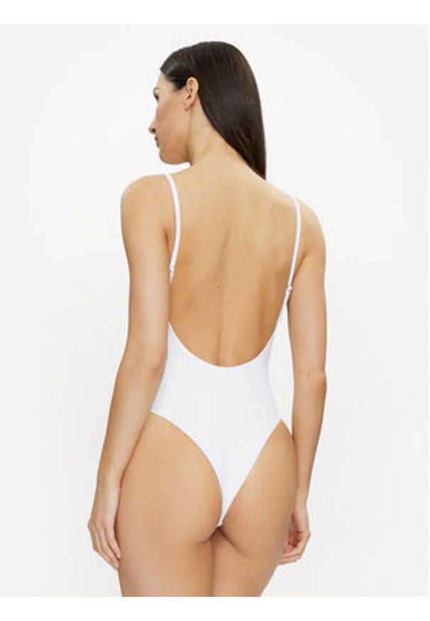 Guess Strój kąpielowy E4GJ03 MC040 Biały. Kolor: biały. Materiał: syntetyk