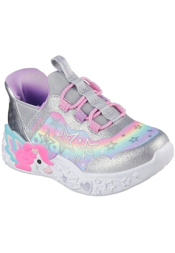 skechers - Adidasy Skechers Unicorn Charmer-lil Starlite, Dzieci. Okazja: na uczelnię. Kolor: wielokolorowy. Materiał: syntetyk, materiał. Model: Skechers Sport. Sport: joga i pilates