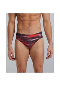 Spodenki męskie TYR Brief Swimsuit. Kolor: czerwony, wielokolorowy #1