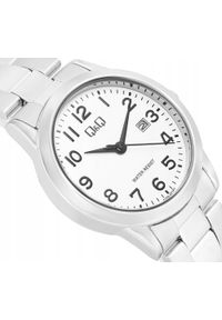 Zegarek Q&Q A45A-001P damski klasyczny biała tarcza cyfry datownik .. Kolor: biały. Styl: klasyczny #1