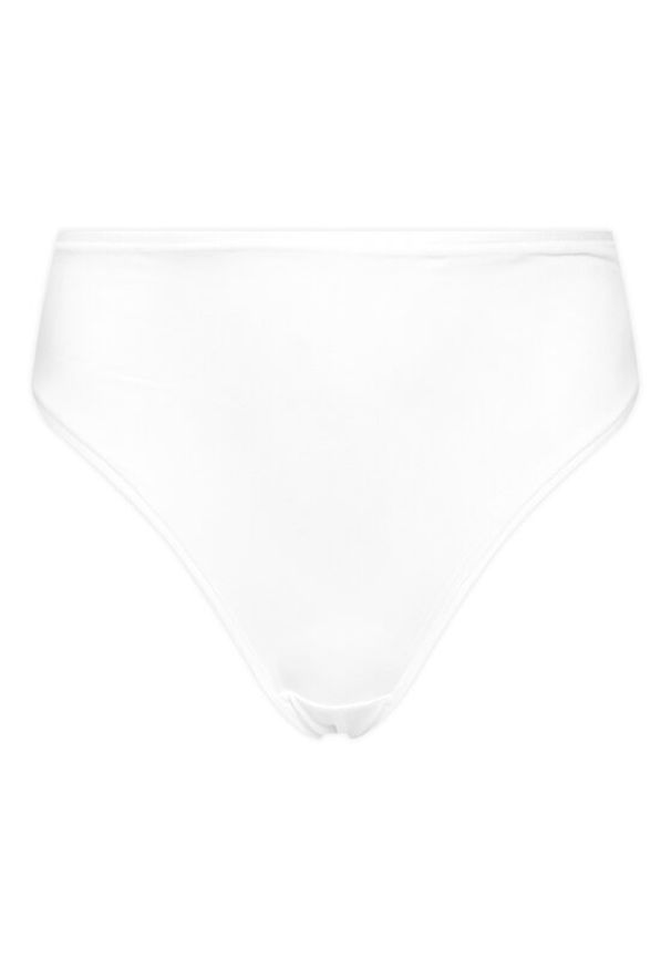 Hunkemöller Figi klasyczne z wysokim stanem 302036 Biały. Stan: podwyższony. Kolor: biały. Materiał: bawełna