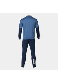 Dres do piłki nożnej męski Joma Eco championship. Kolor: niebieski. Materiał: dresówka. Sport: piłka nożna