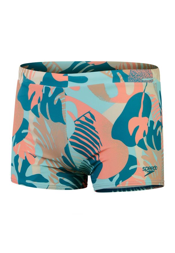 Spodenki kąpielowe dla dzieci Speedo Eco Escape. Kolor: pomarańczowy, niebieski, wielokolorowy. Wzór: nadruk