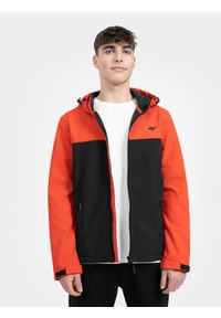 4f - Kurtka softshell wiatroodporna membrana 5 000 męska. Kolor: pomarańczowy. Materiał: softshell #2