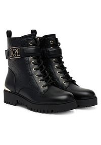 Guess Trapery FLTORA FAL10 Czarny. Kolor: czarny. Materiał: skóra
