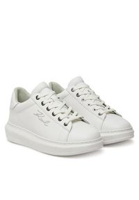 Karl Lagerfeld - KARL LAGERFELD Sneakersy Kapri KL62518 Biały. Kolor: biały. Materiał: skóra #4