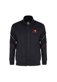 Diadora - Zestaw dresowy męski DIADORA TRACKSUIT FZ CORE M. Kolor: niebieski. Materiał: dresówka