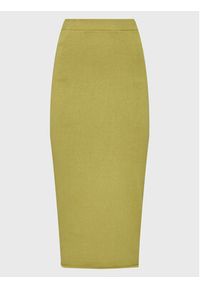 Glamorous Spódnica ołówkowa CA0324 Zielony Slim Fit. Kolor: zielony. Materiał: bawełna
