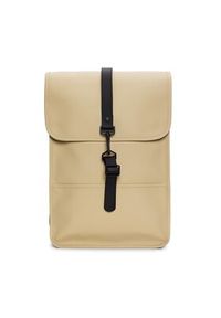 Rains Plecak Backpack Mini W3 13020 Beżowy. Kolor: beżowy. Materiał: materiał #3