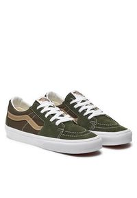 Vans Tenisówki Sk8-Low VN0009QR50K1 Zielony. Kolor: zielony. Materiał: skóra, zamsz #5