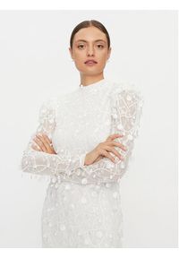 YAS Sukienka koktajlowa 26030914 Biały Slim Fit. Kolor: biały. Materiał: syntetyk. Styl: wizytowy #5