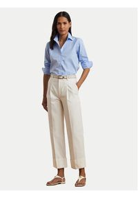 Lauren Ralph Lauren - LAUREN RALPH LAUREN Koszula 200684553002 Błękitny Regular Fit. Kolor: niebieski. Materiał: bawełna