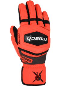 Rękawice narciarskie Reusch Worldcup Warrior GS. Kolor: czerwony, czarny, wielokolorowy. Sezon: zima. Sport: narciarstwo