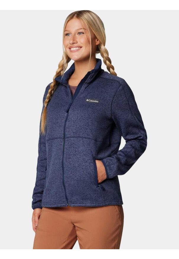 columbia - Bluza Polarowa Damska Columbia Sweater Weather II. Kolor: niebieski. Materiał: polar