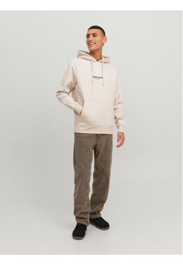 Jack & Jones - Jack&Jones Bluza Vesterbro 12241687 Écru Relaxed Fit. Materiał: bawełna, syntetyk