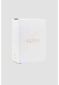 Guess - GUESS Czarny damski pasek z printem węża Adj Belt H30. Kolor: czarny. Wzór: nadruk #6