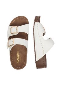 Go Soft Klapki CEO-W21202 Biały. Kolor: biały. Materiał: skóra #6