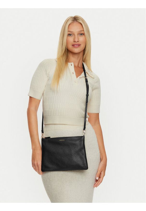 Coccinelle Torebka MMA Best Crossbody E5 MMA 55 F4 01 Czarny. Kolor: czarny. Materiał: skórzane