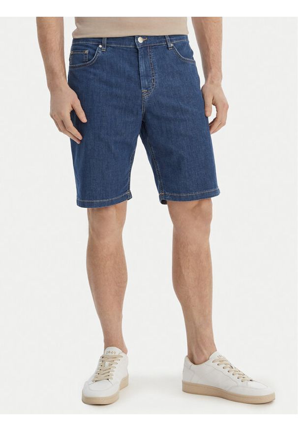 JOOP! Jeans Szorty jeansowe Mabrouk 30102791 Niebieski Slim Fit. Kolor: niebieski. Materiał: bawełna