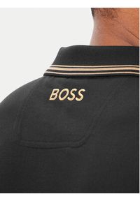 BOSS Polo Paddy_The_Open-26 50566997 Czarny Regular Fit. Typ kołnierza: polo. Kolor: czarny. Materiał: bawełna #3