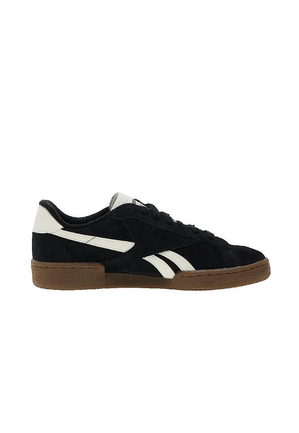Buty Mężczyzna Reebok Club C Grounds czarny. Okazja: na co dzień. Kolor: czarny, biały, wielokolorowy. Model: Reebok Club