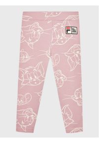 Fila Legginsy Tom & Jerry Tokat FAK0115 Różowy Slim Fit. Kolor: różowy. Materiał: bawełna #1