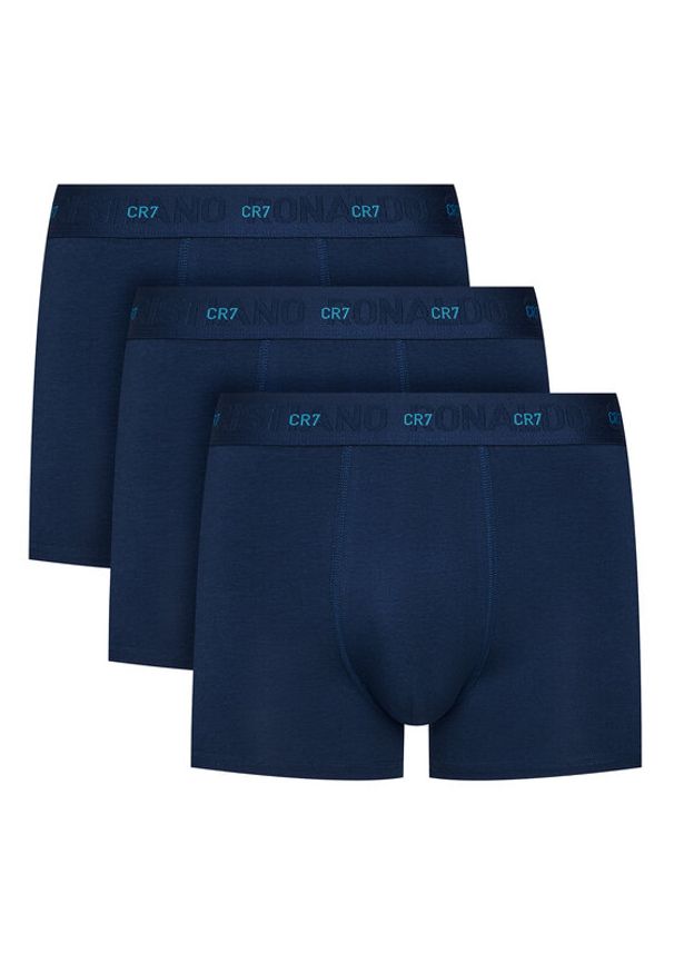 Cristiano Ronaldo CR7 Komplet 3 par bokserek 300-82130-49 Granatowy. Kolor: niebieski. Materiał: wiskoza, bawełna