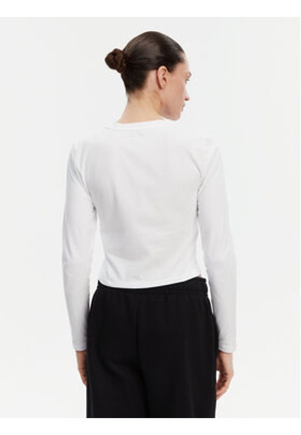 DKNY Bluzka DP4T9979 Biały Regular Fit. Kolor: biały. Materiał: bawełna