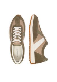 Guess Jeans Sneakersy EO-ORLANDO-01 126AM Khaki. Kolor: brązowy. Materiał: materiał #8