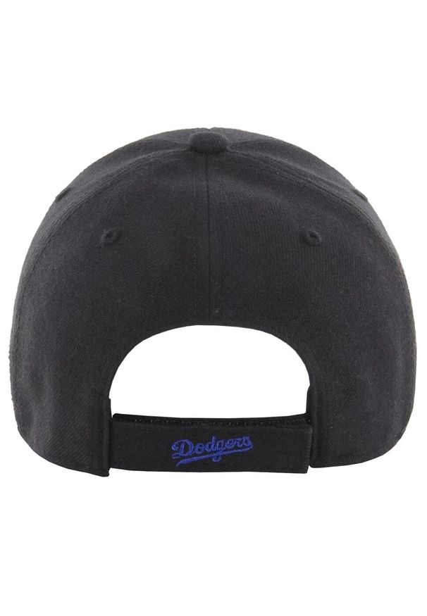 47 Brand - Czapka z daszkiem męska Los Angeles Dodgers Cap. Kolor: czarny. Materiał: wełna, akryl