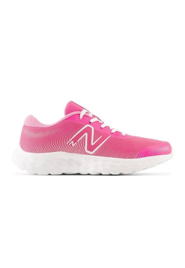 Buty do biegania New Balance Jr GP520PK8 różowe. Kolor: różowy. Materiał: guma, syntetyk, materiał. Szerokość cholewki: normalna. Sport: fitness