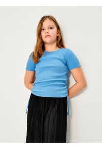 Sinsay - Koszulka - niebieski. Kolor: niebieski #1