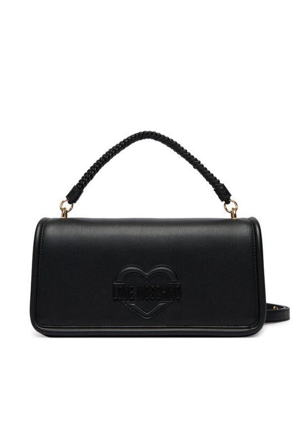 Love Moschino - LOVE MOSCHINO Torebka JC4096PP1OLL0000 Czarny. Kolor: czarny. Materiał: skórzane